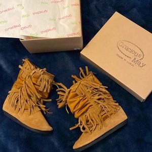 Gracious May Fringe Boots